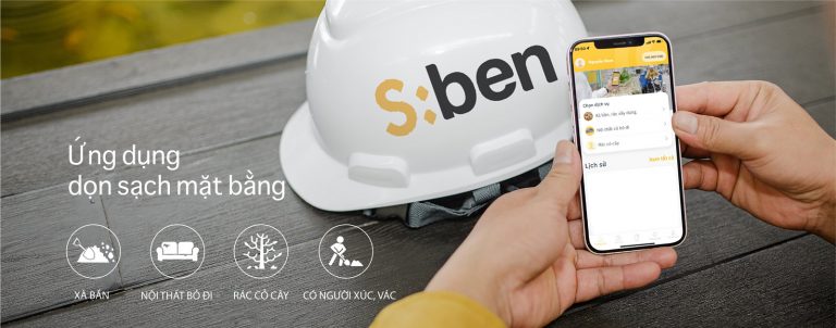 Sben - Ứng dụng dọn sạch mặt bằng - Sben